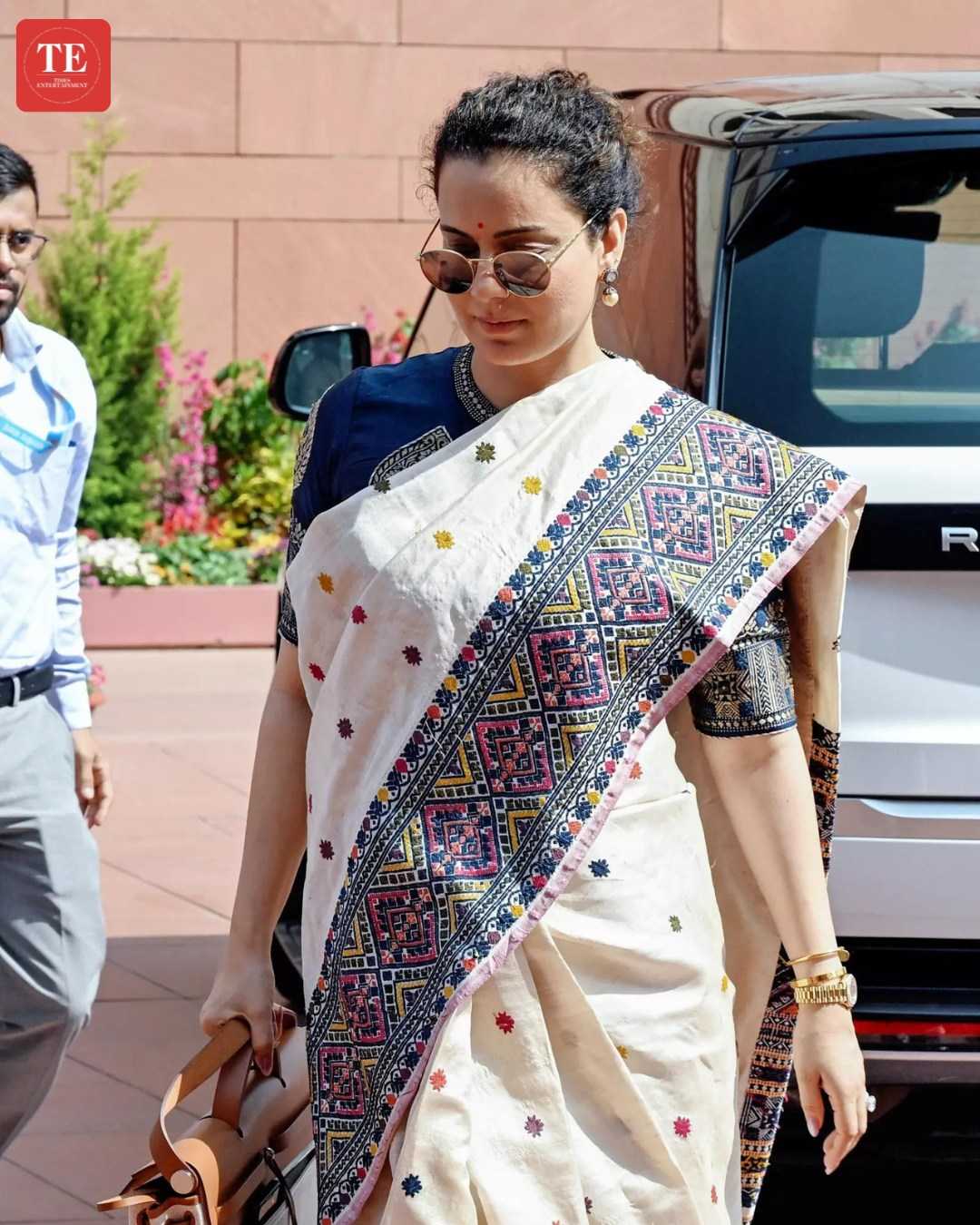 Mulberry Printed Silk Saree