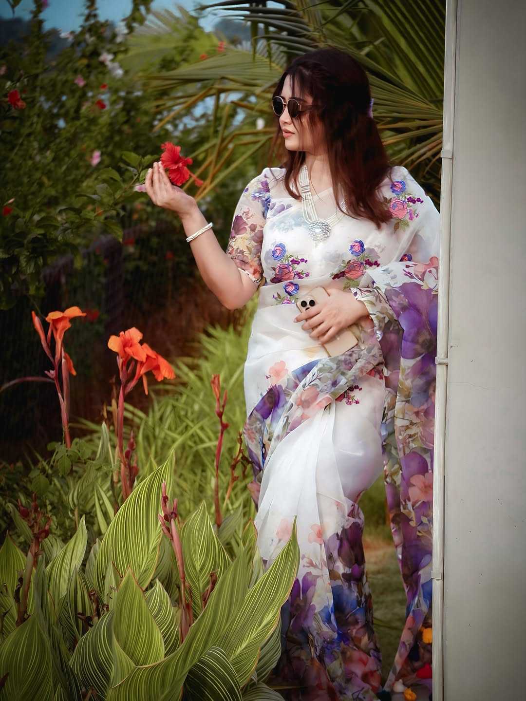 Organza Designer Saree