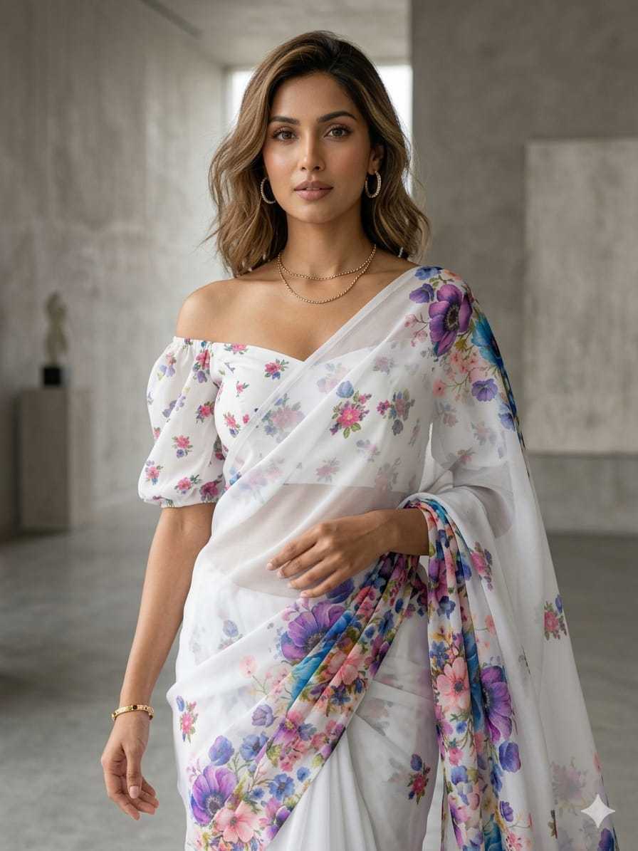 Organza Designer Saree