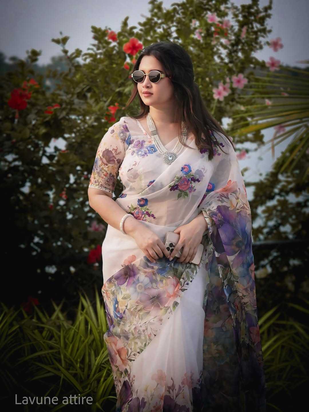 Organza Designer Saree