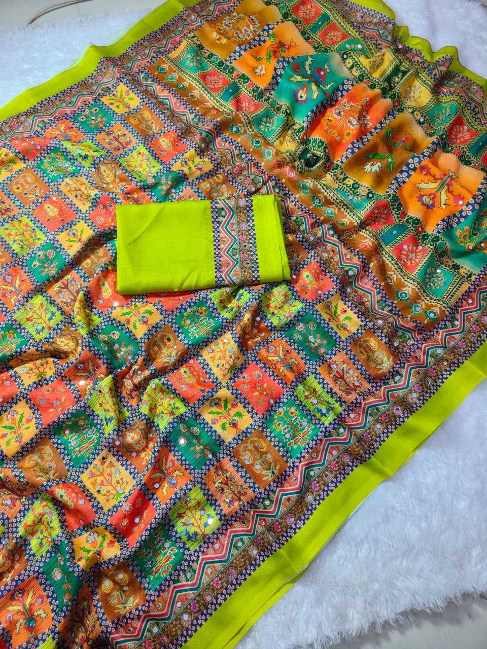 Georgette Printed Saree