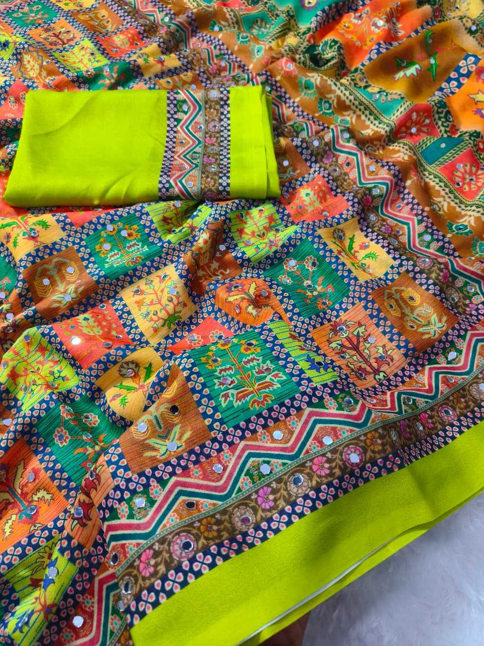 Georgette Printed Saree