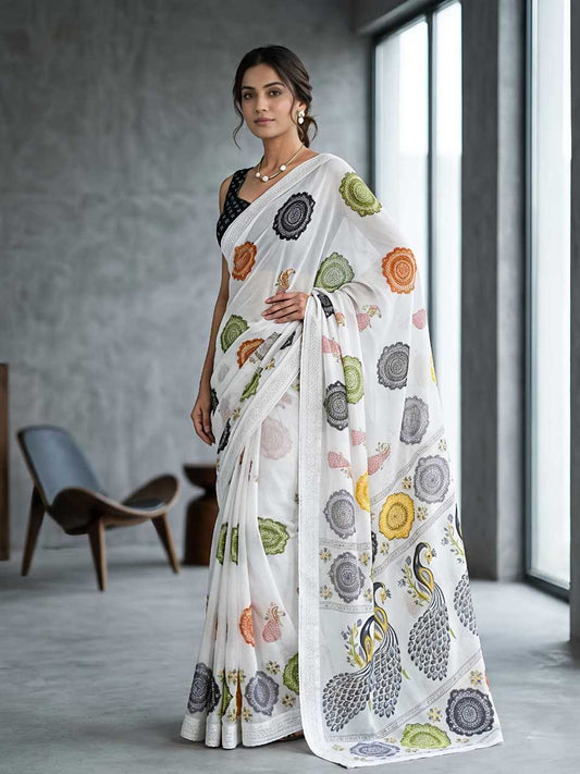 Georgette Designer Saree