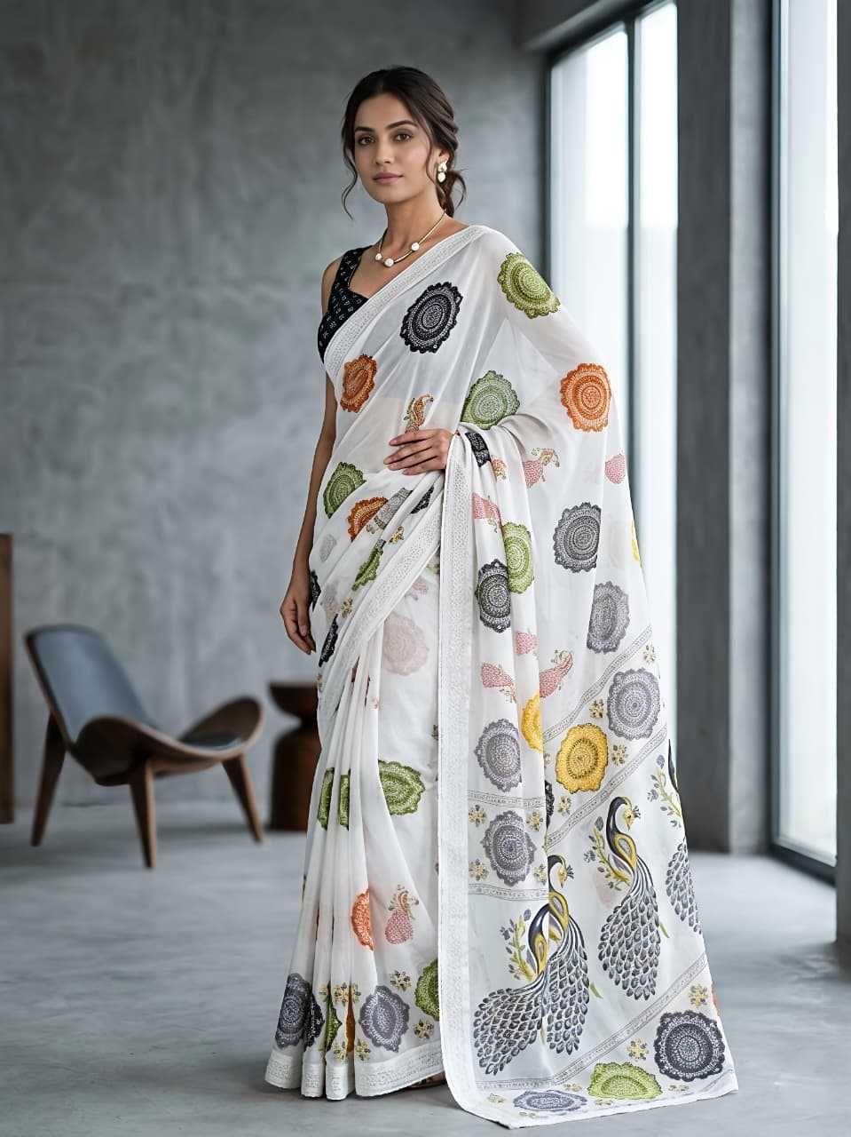 Georgette Party Wear Saree