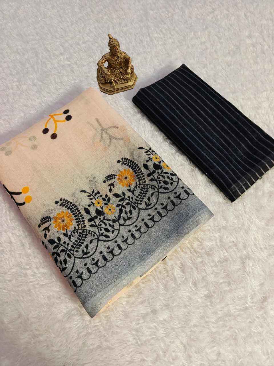 Linen Printed Saree