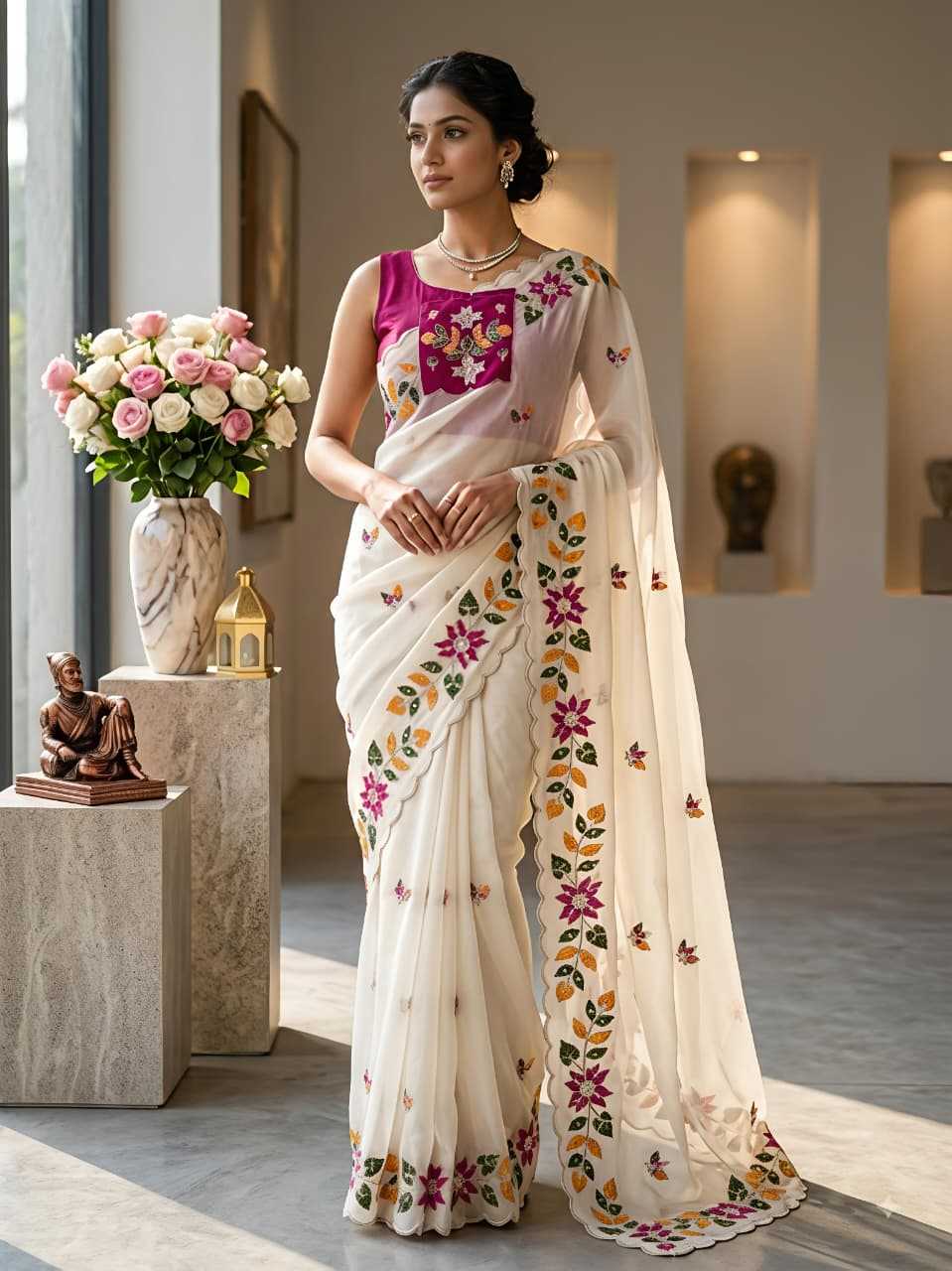 Georgette Saree