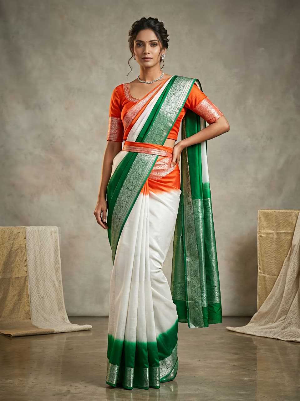Kora Silk Designer Saree