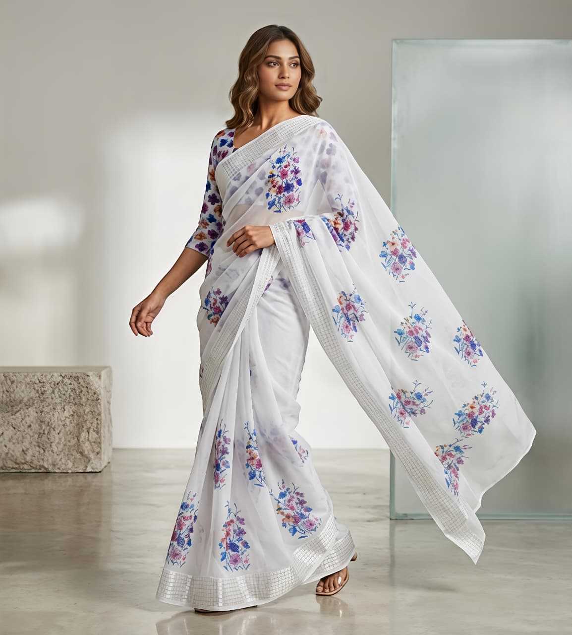 Georgette Saree