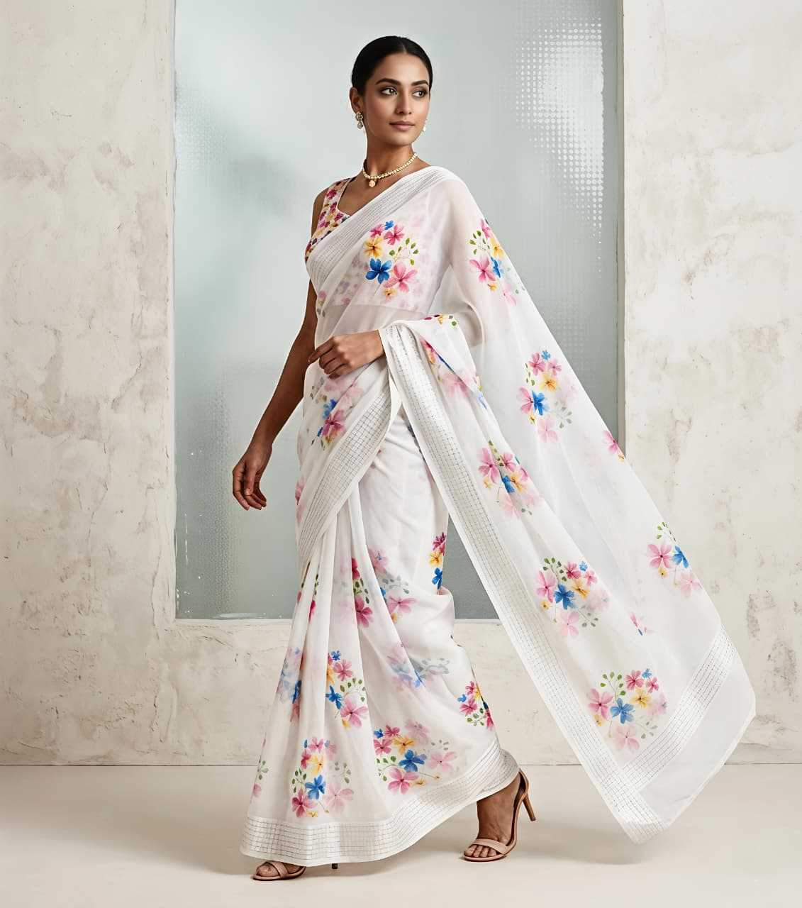 Georgette Saree