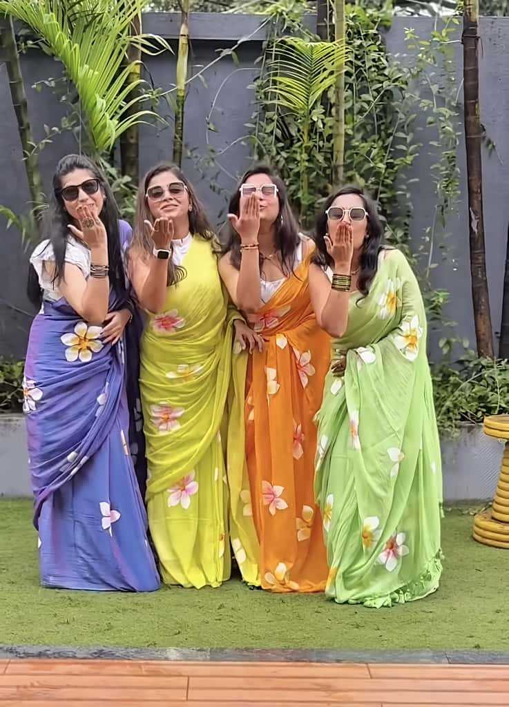 Linen Party Wear Saree