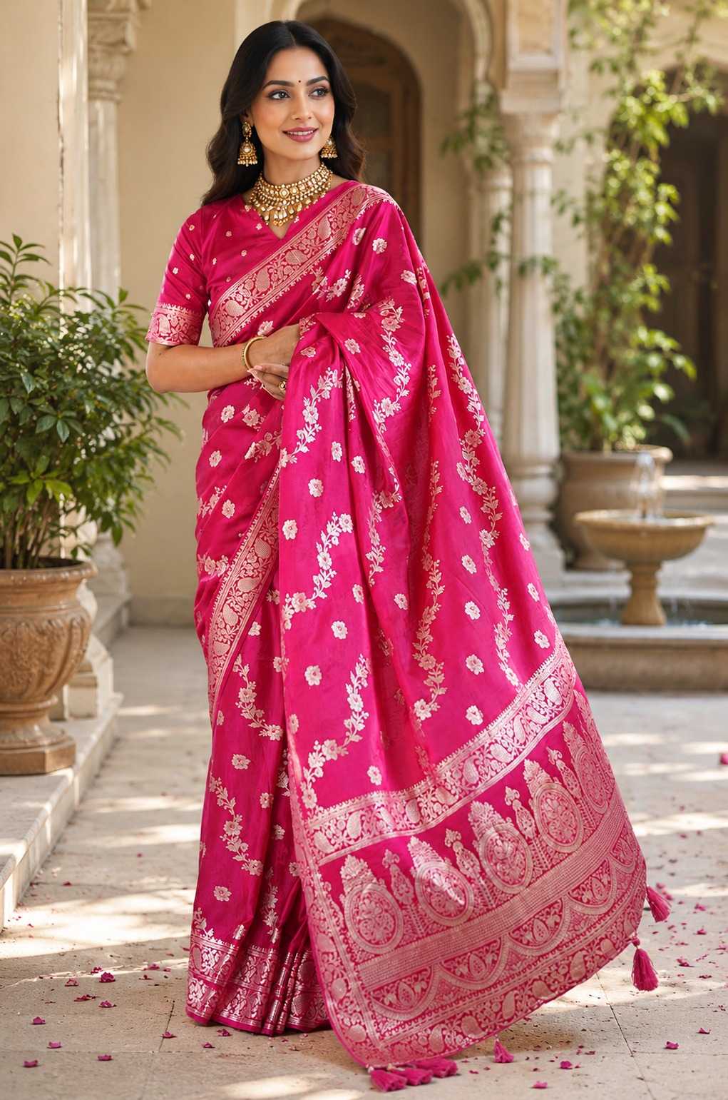 Silk Party Wear Saree