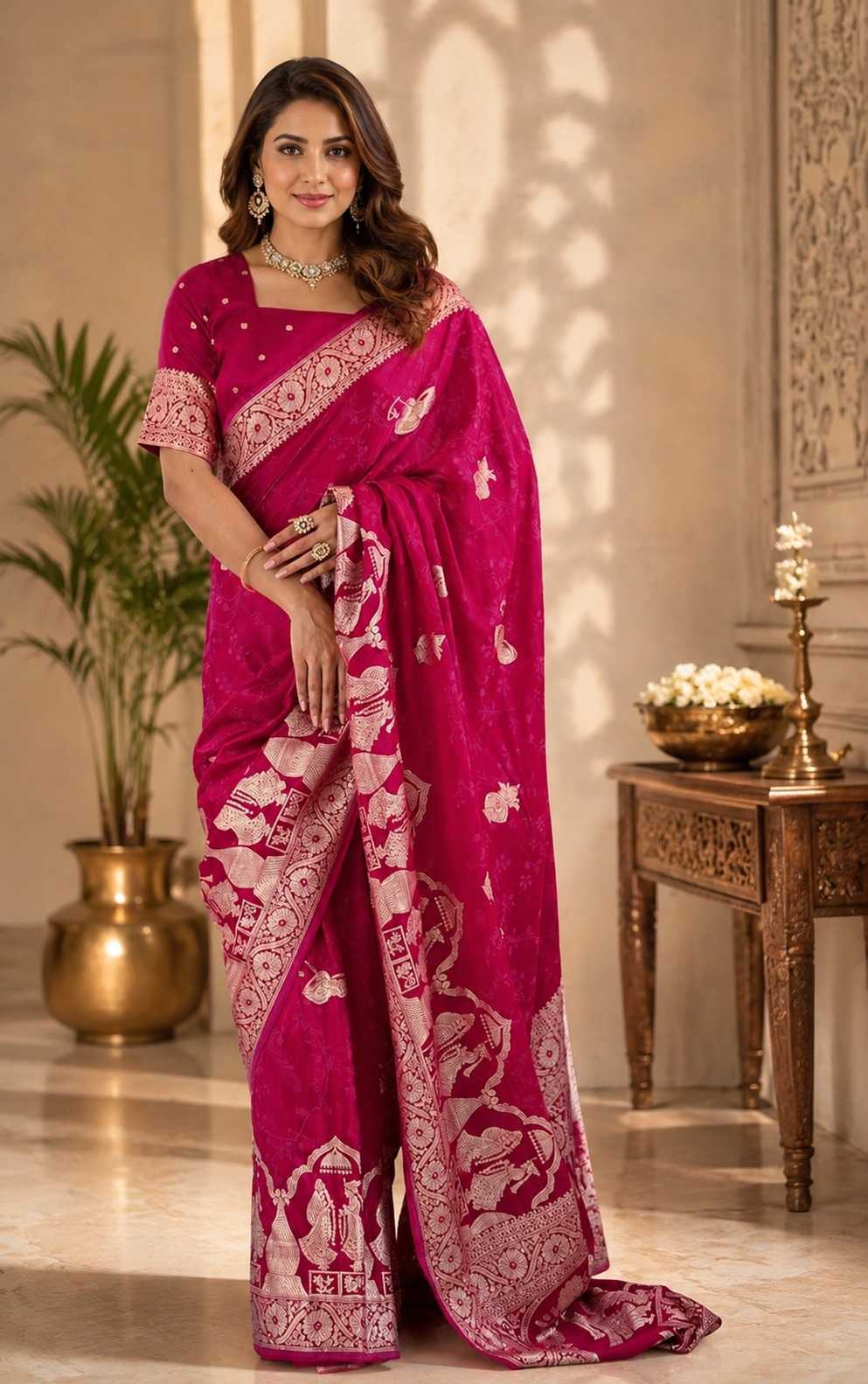 Silk Party Wear Saree