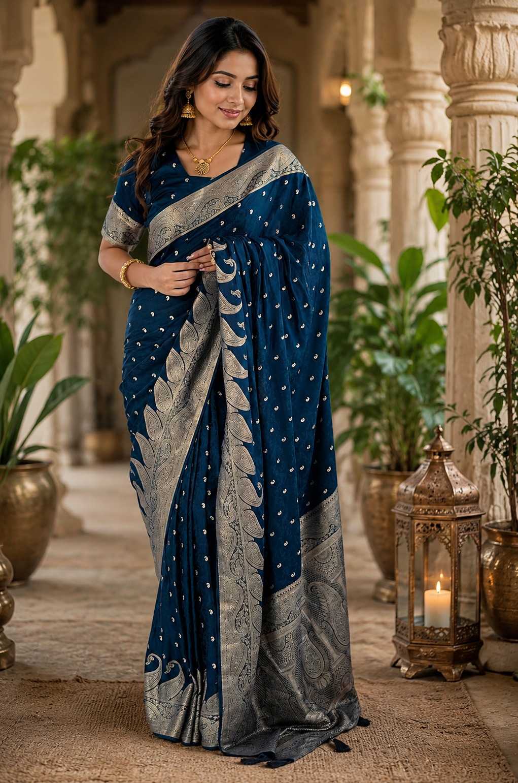 Silk Party Wear Saree
