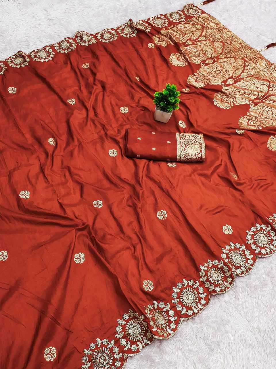 Satin Crape Saree