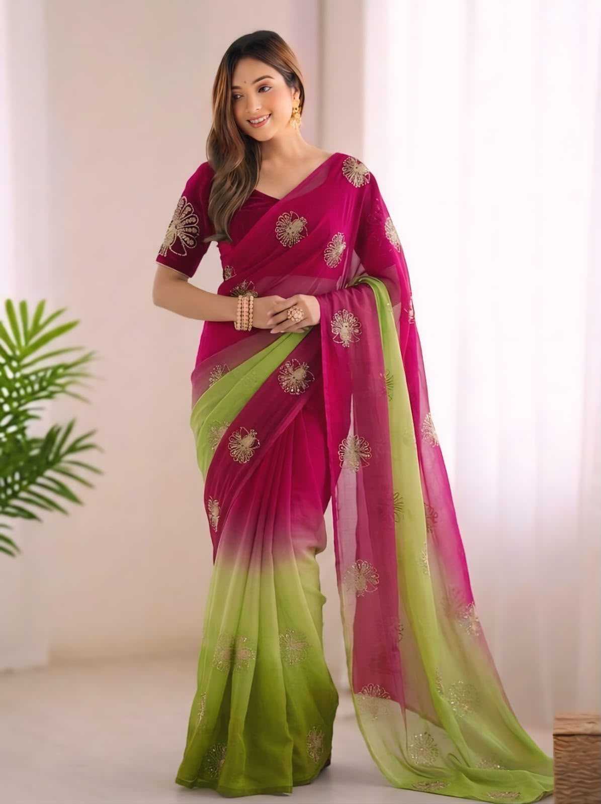 Soft Silk Saree in Yellow