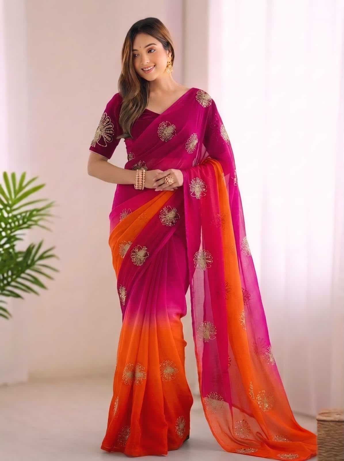 Soft Silk Saree in Yellow