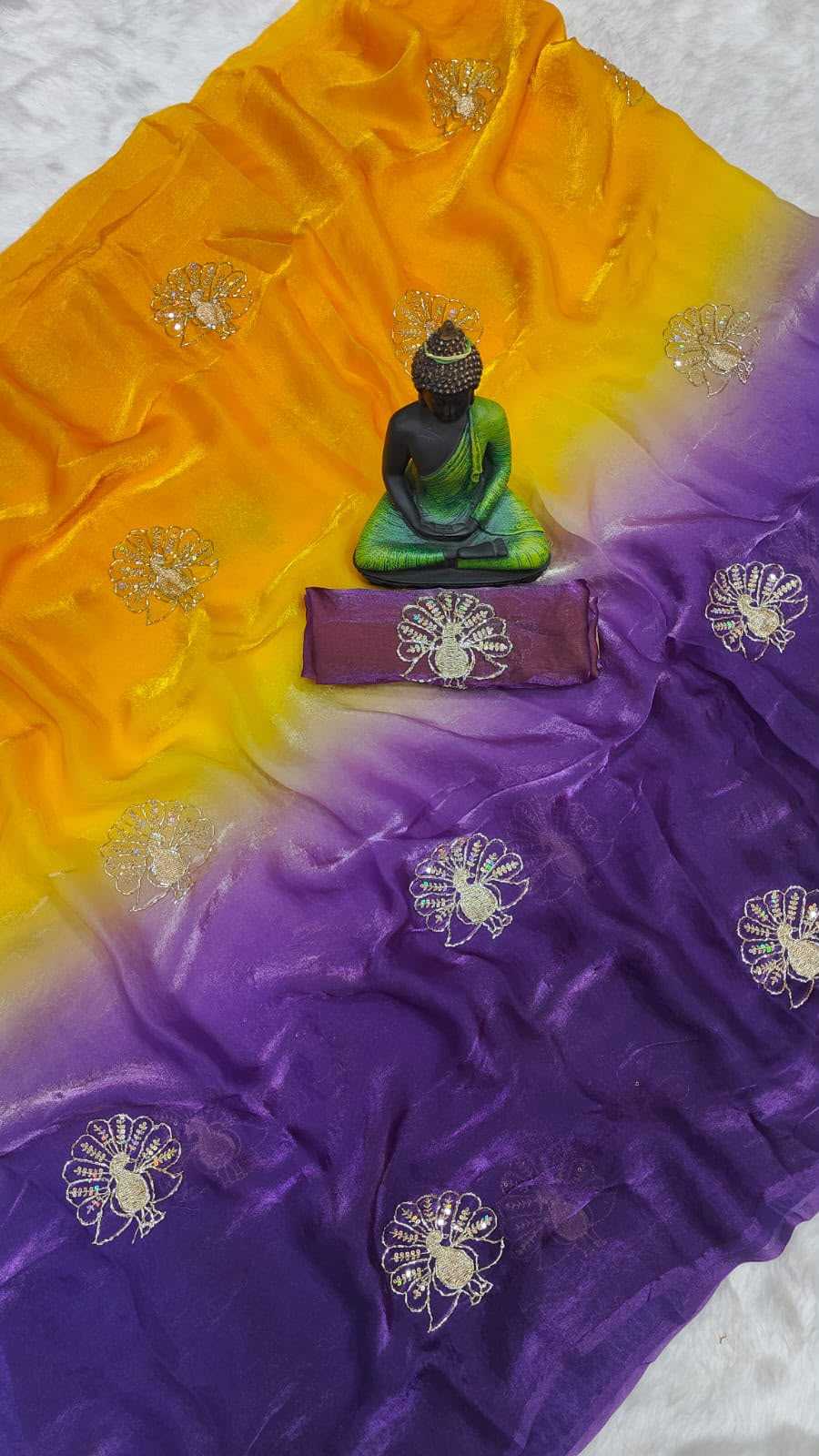 Soft Silk Saree in Yellow