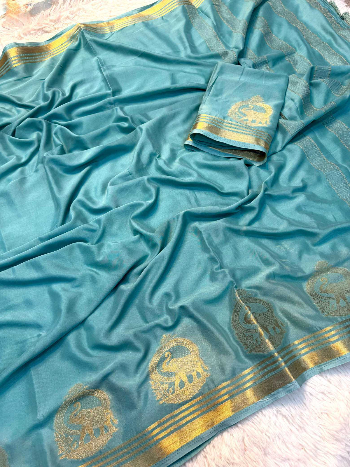 Aachala Viscose Georgette Saree