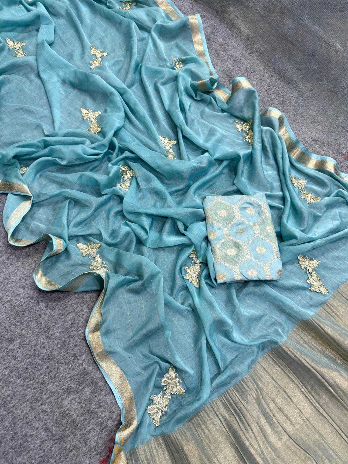 Aakankini Pure Viscos Designer Saree