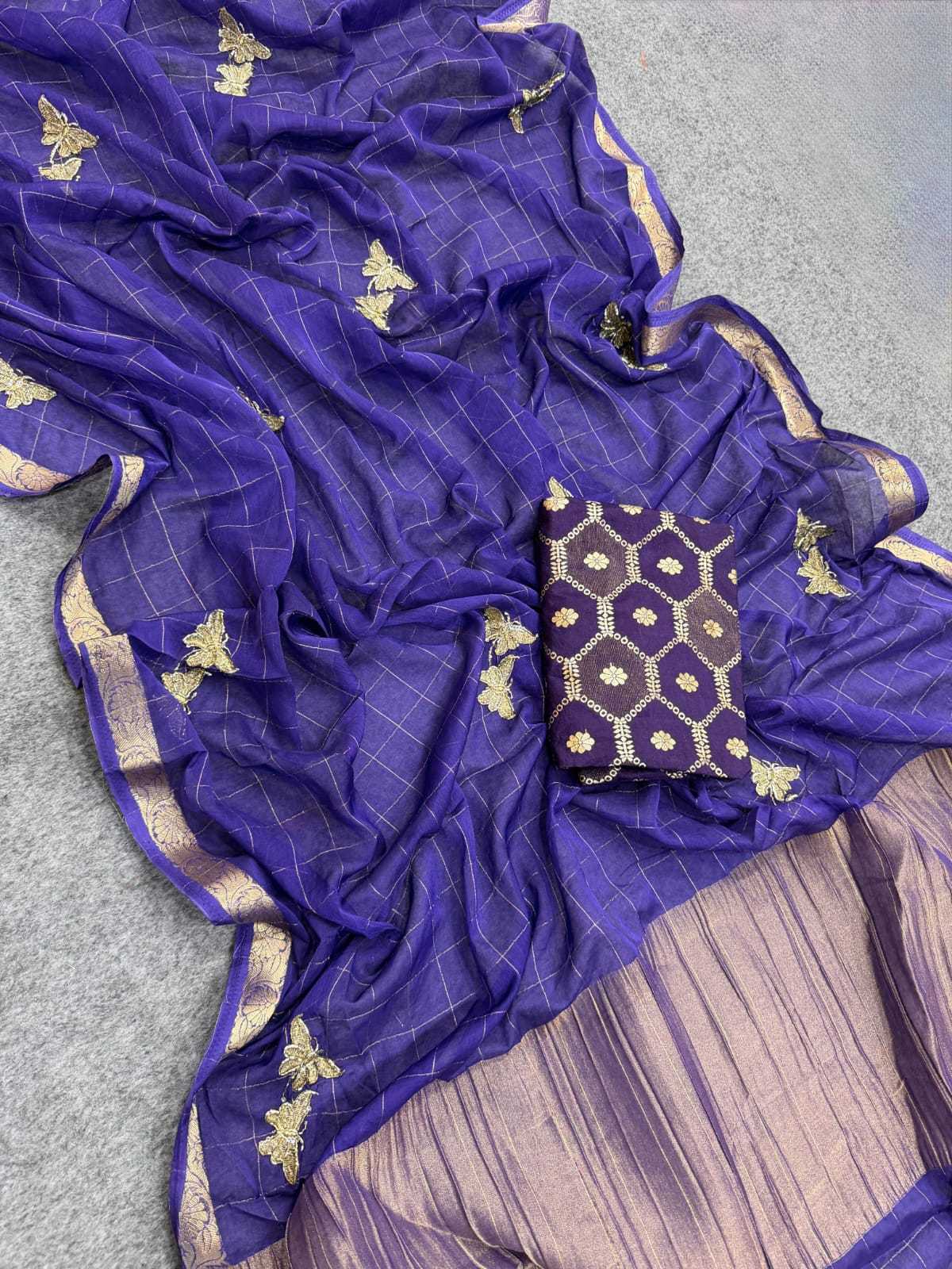 Aakankini Pure Viscos Designer Saree