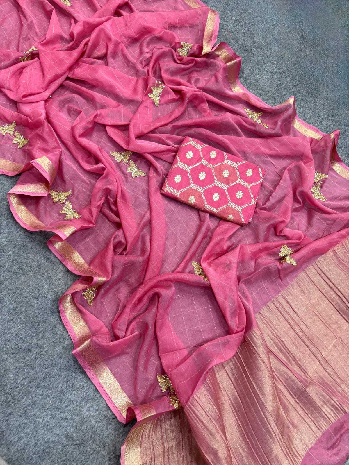 Aakankini Pure Viscos Designer Saree