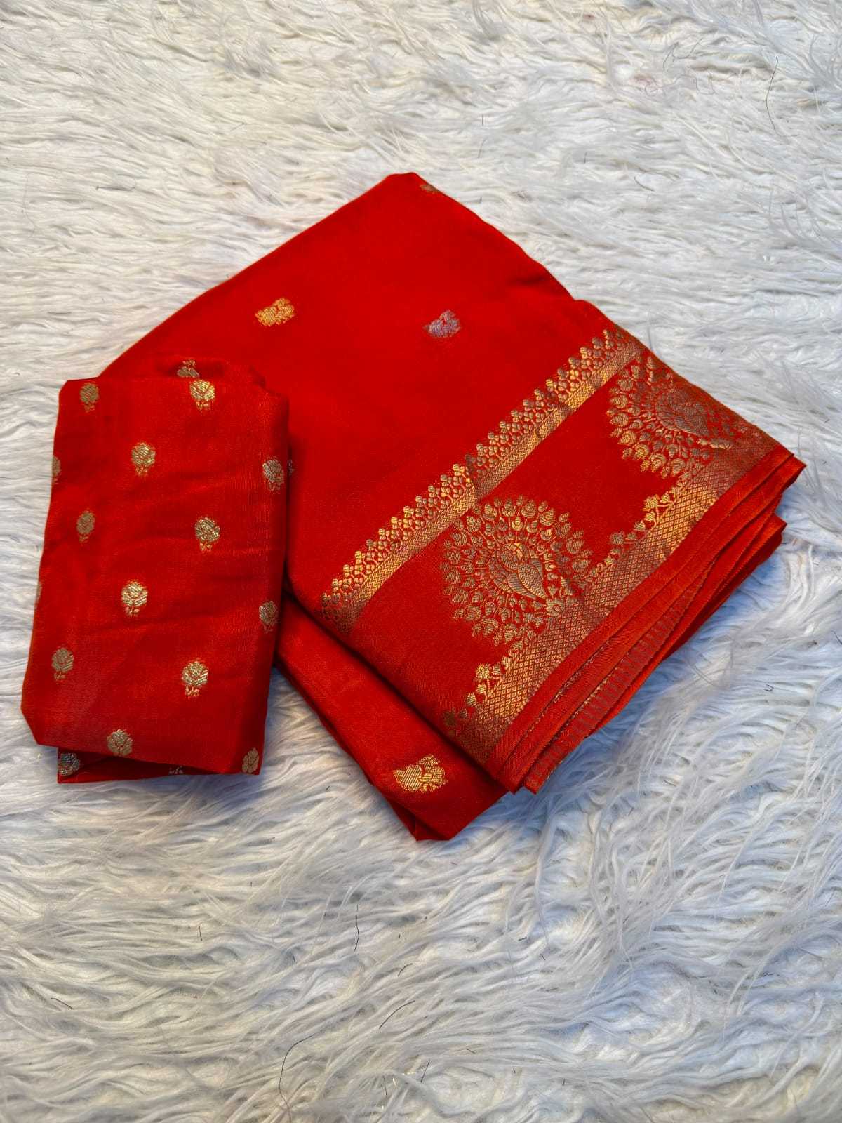 Aamodiniya Pure Viscos Jacquard Saree