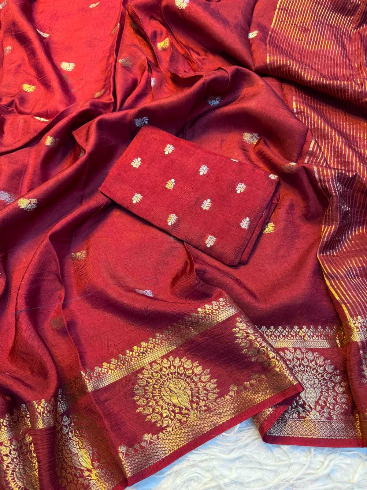 Aamodiniya Pure Viscos Jacquard Saree