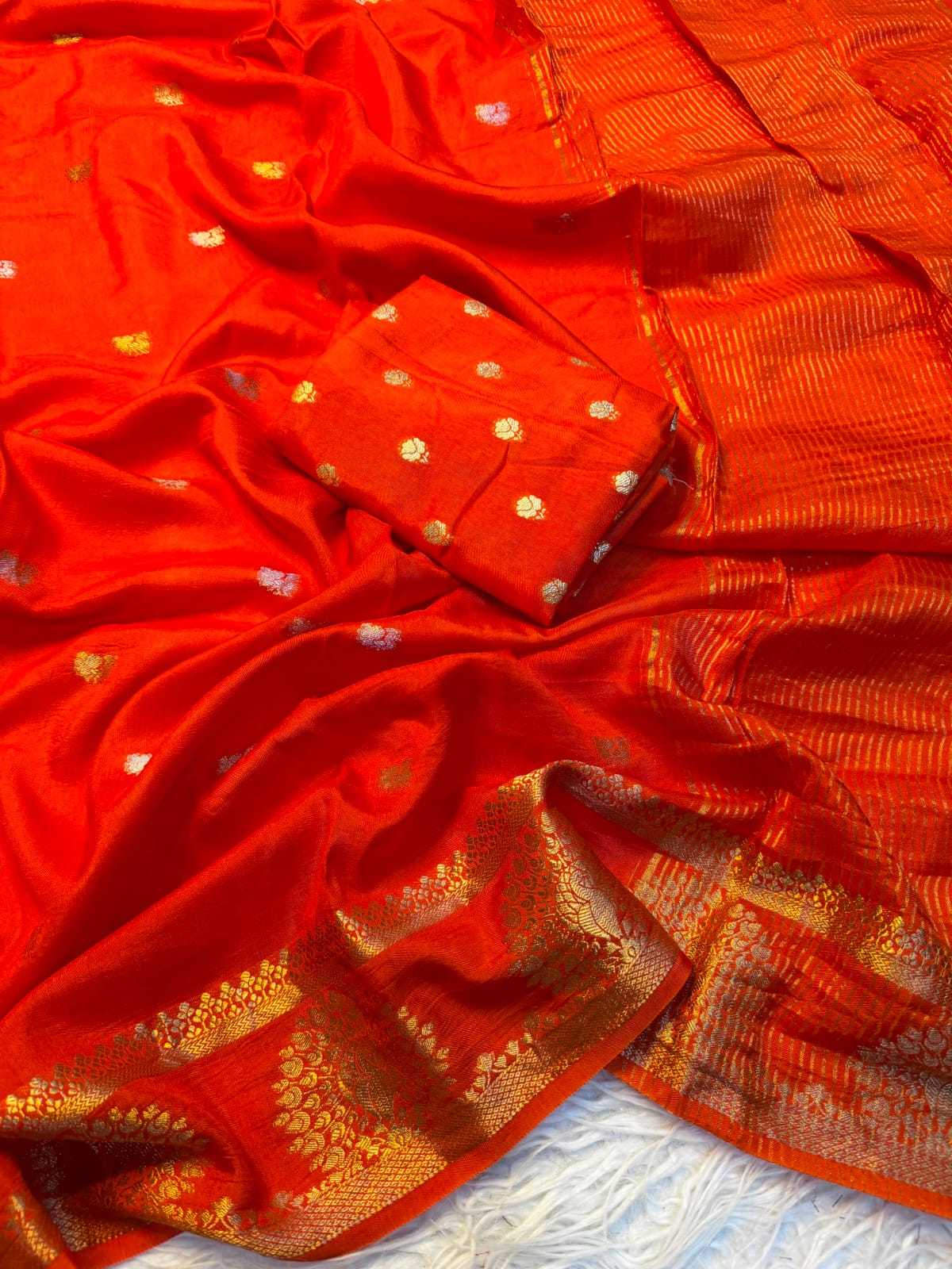 Aamodiniya Pure Viscos Jacquard Saree