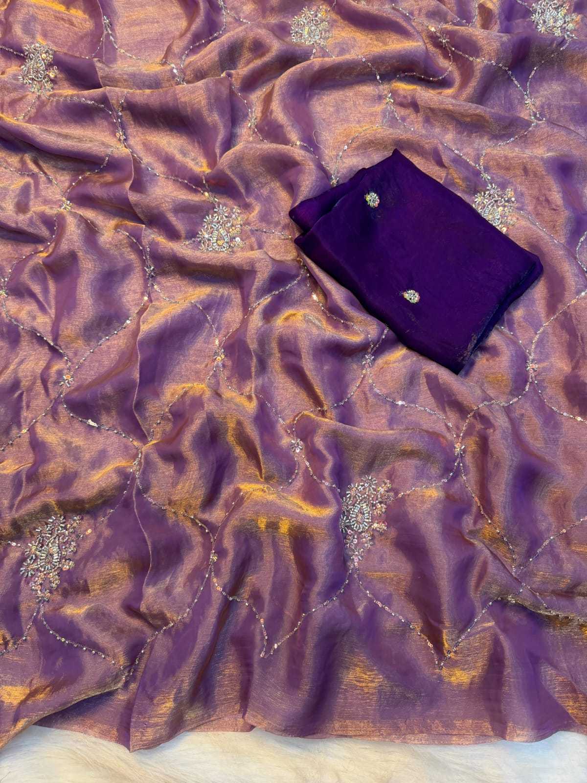 Crush Silk Handloom Saree