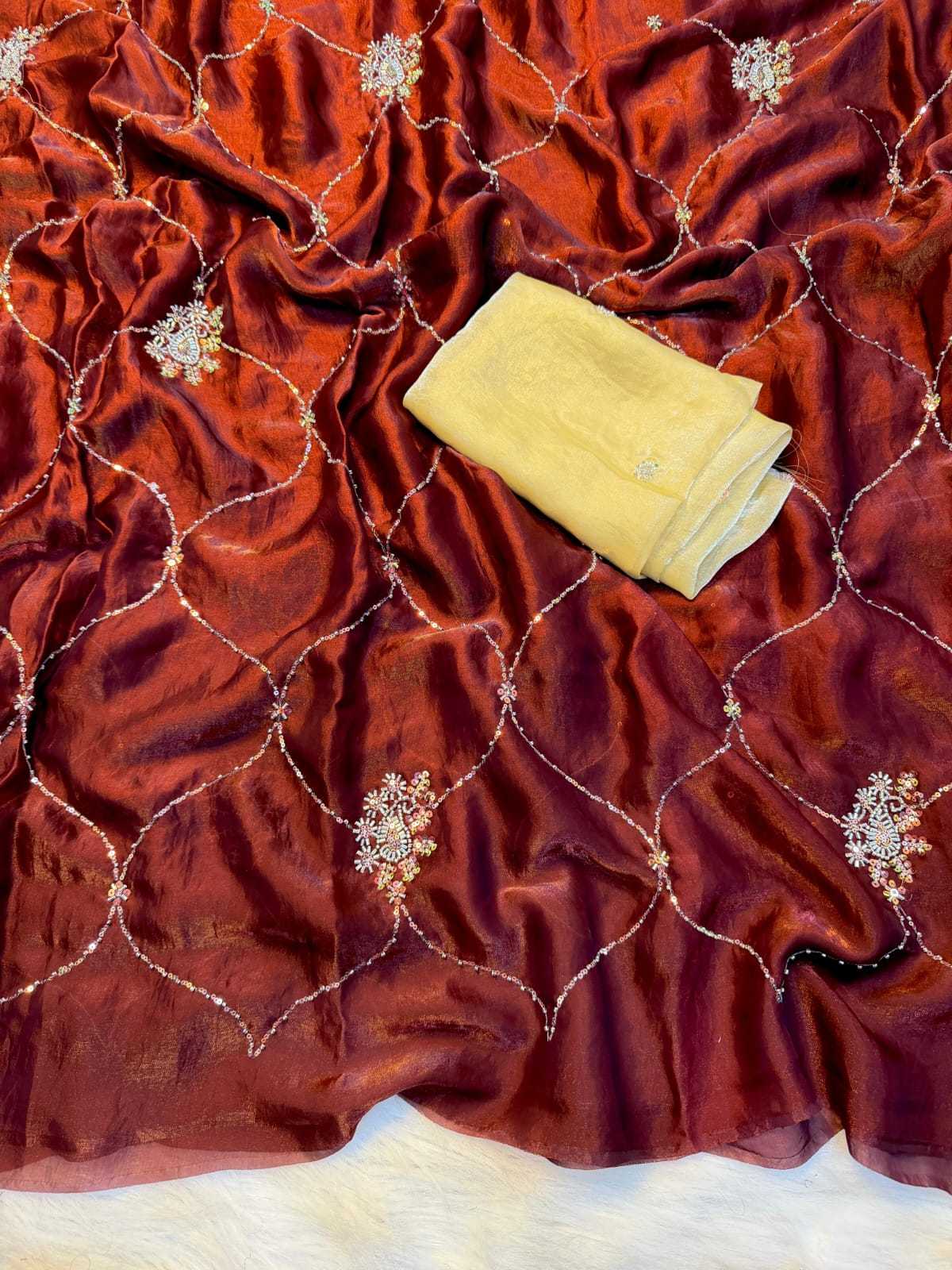Crush Silk Handloom Saree
