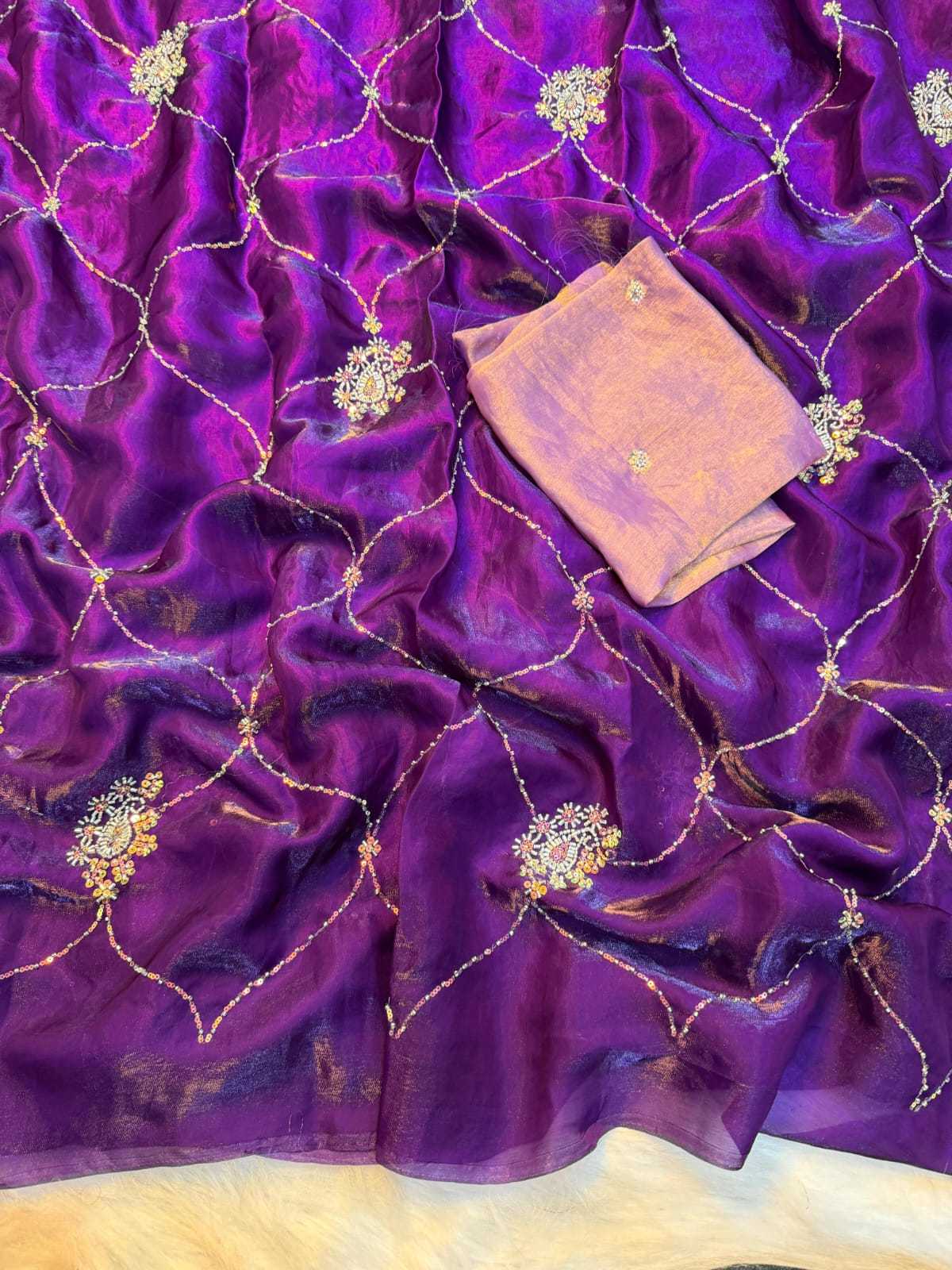 Crush Silk Handloom Saree