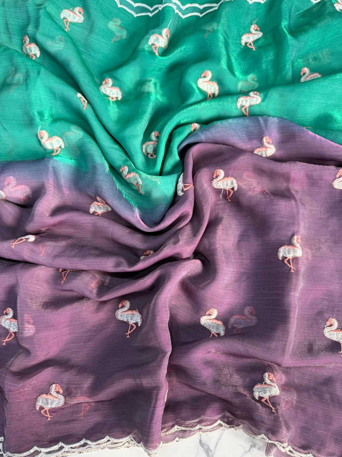 Space Silk Party Wear Saree
