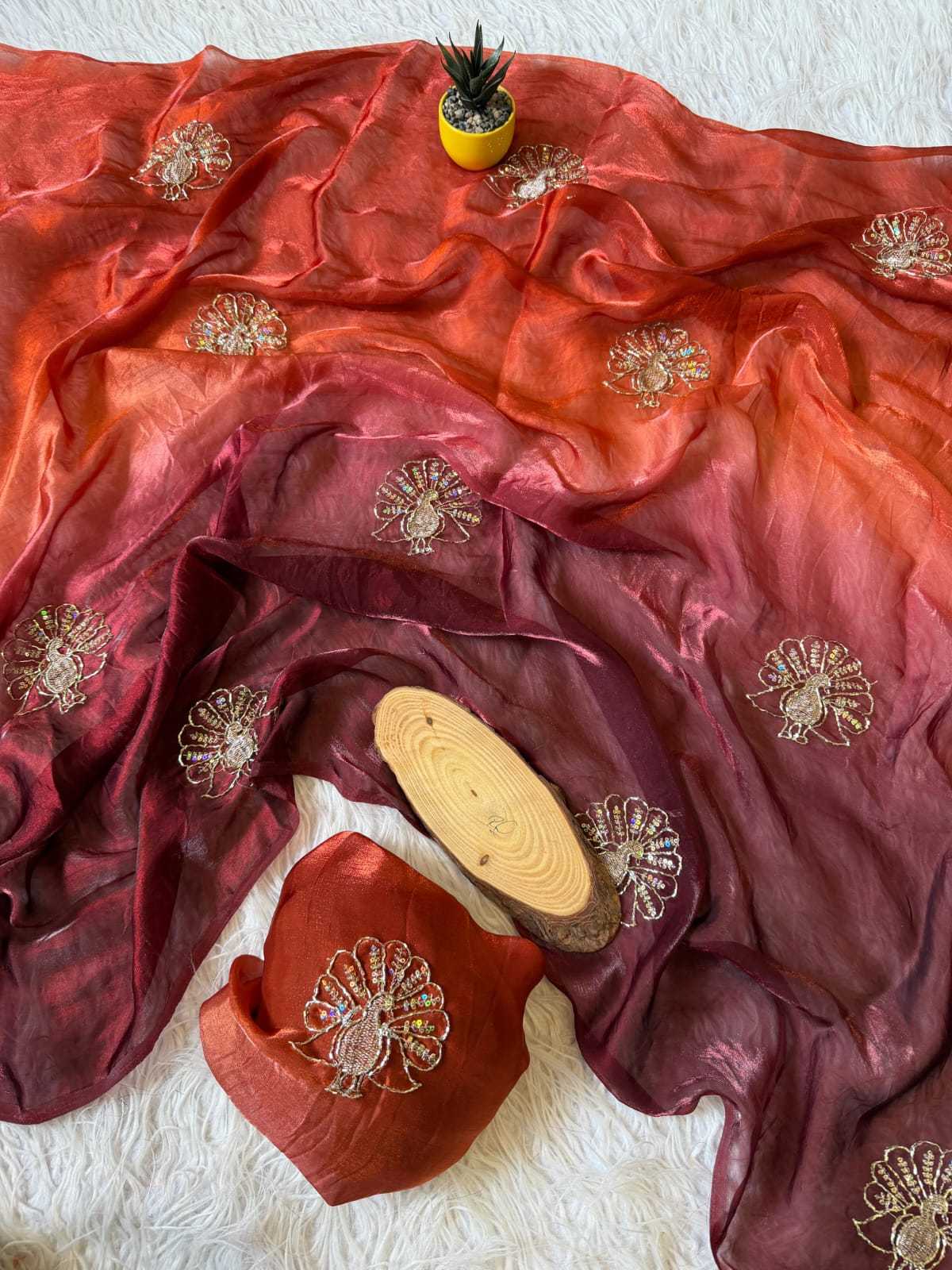 Space Silk Soft Saree