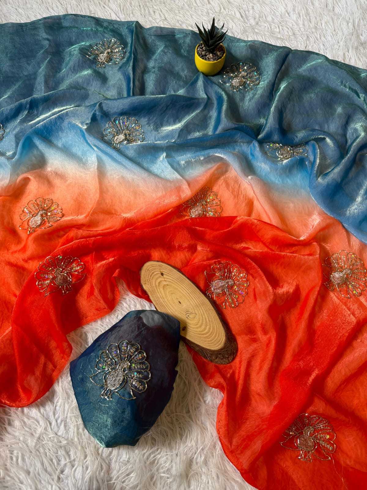 Space Silk Soft Saree