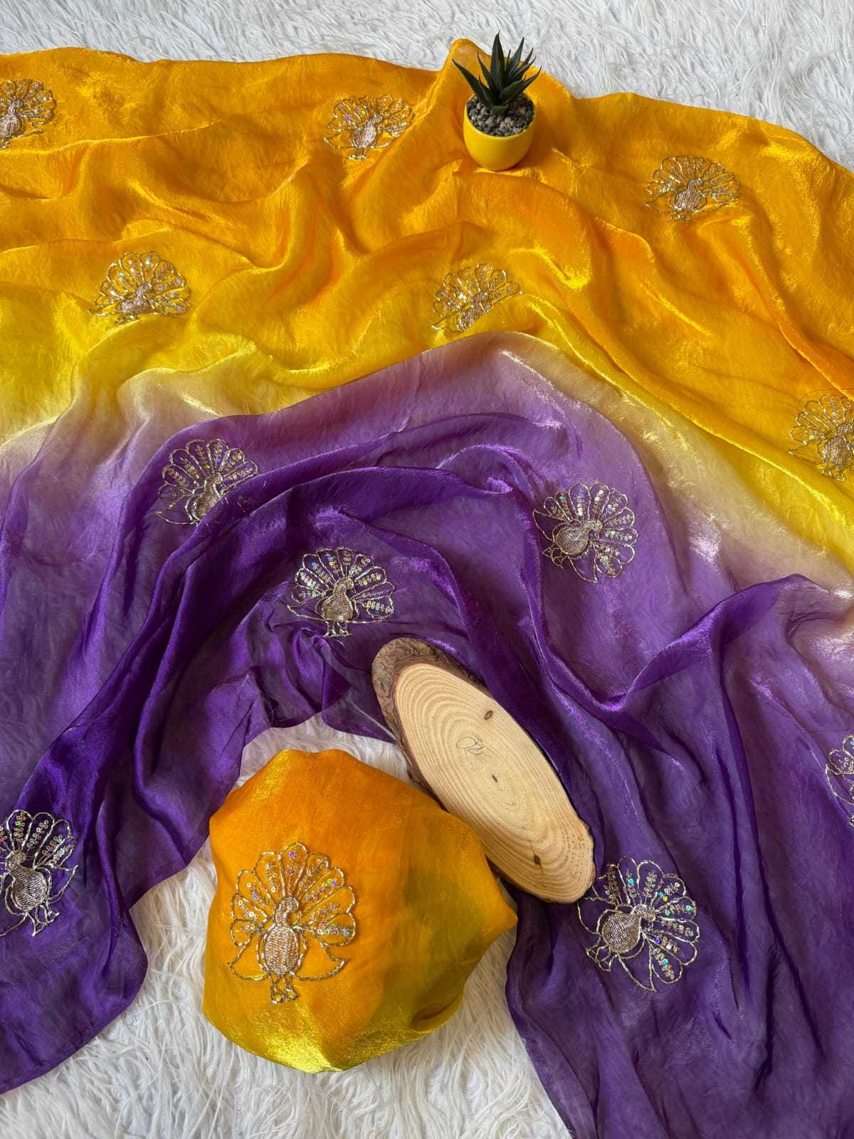 Space Silk Soft Saree