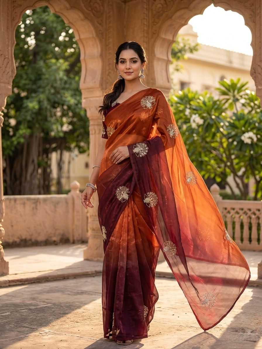 Space Silk Soft Saree