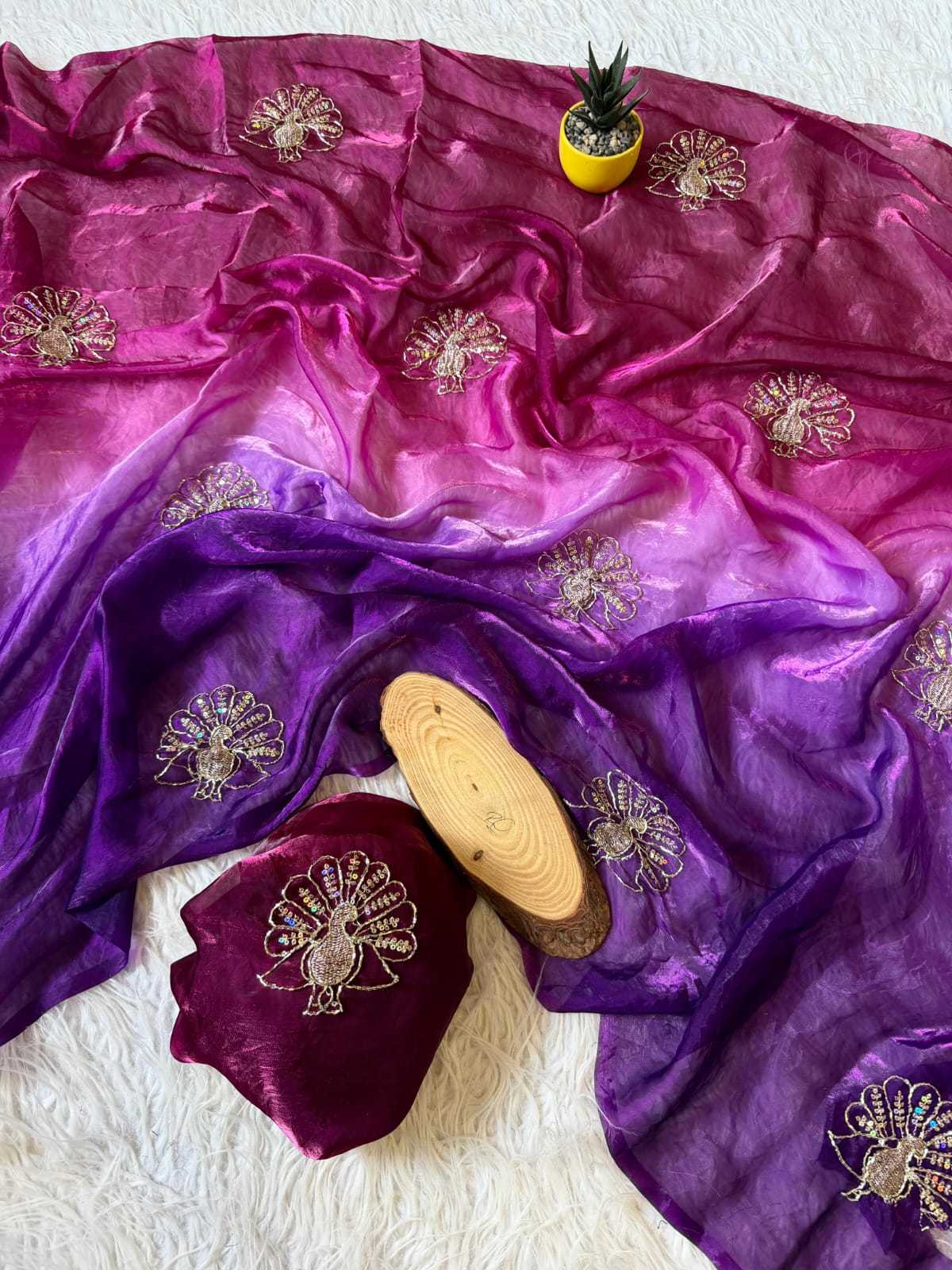 Space Silk Soft Saree