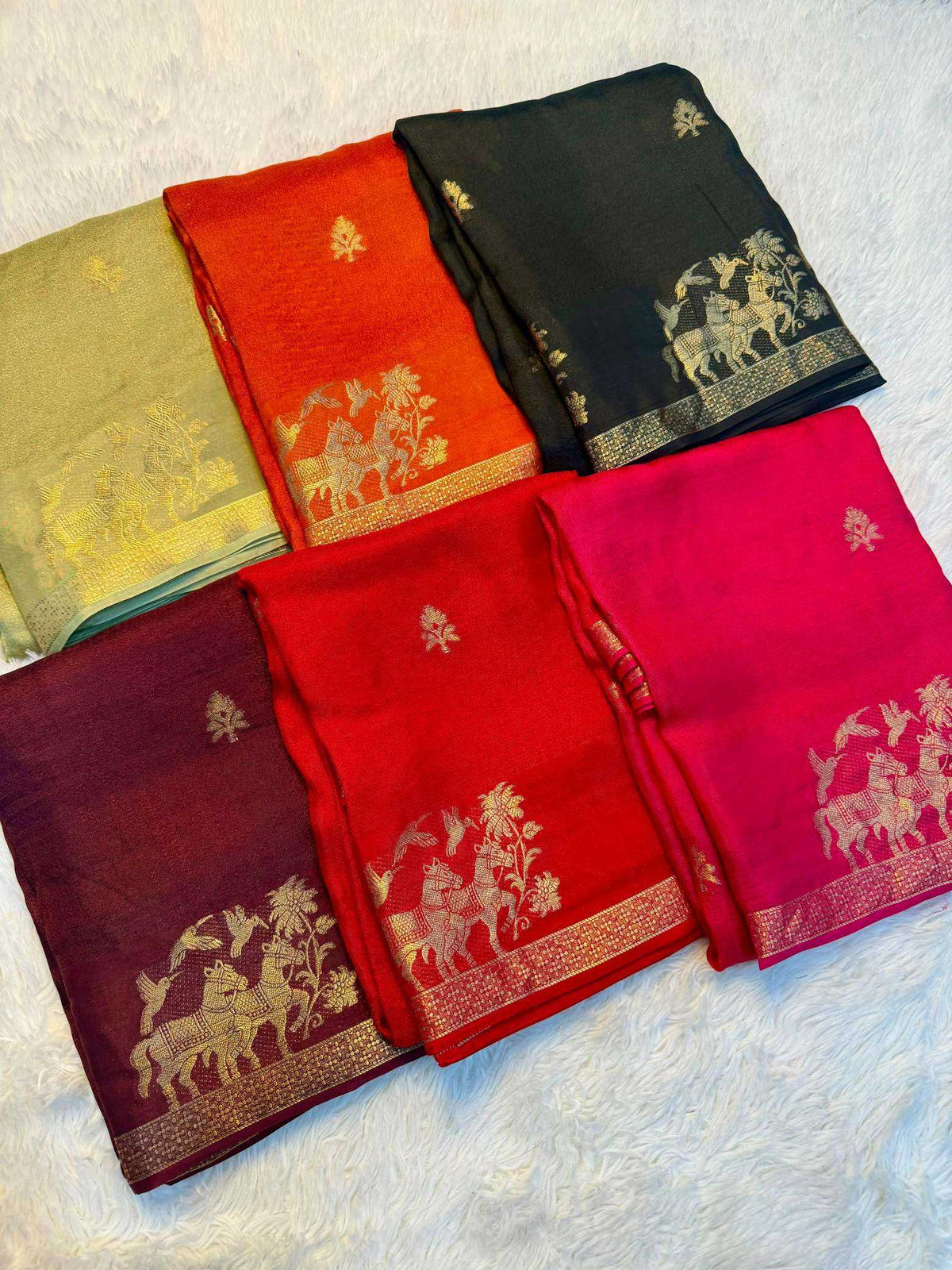 Aekta Viscose Designer Saree