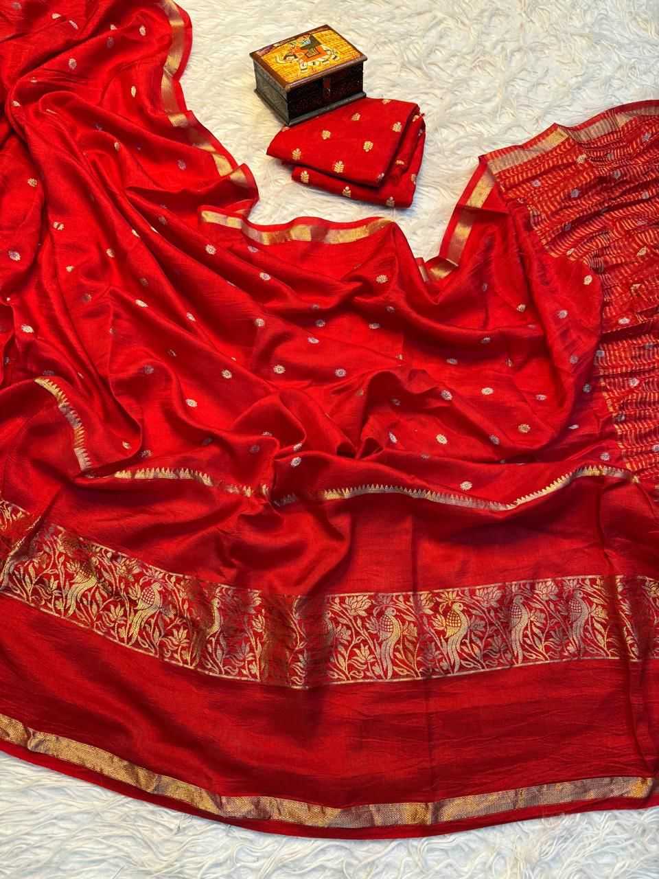 Russian Silk Designer Saree