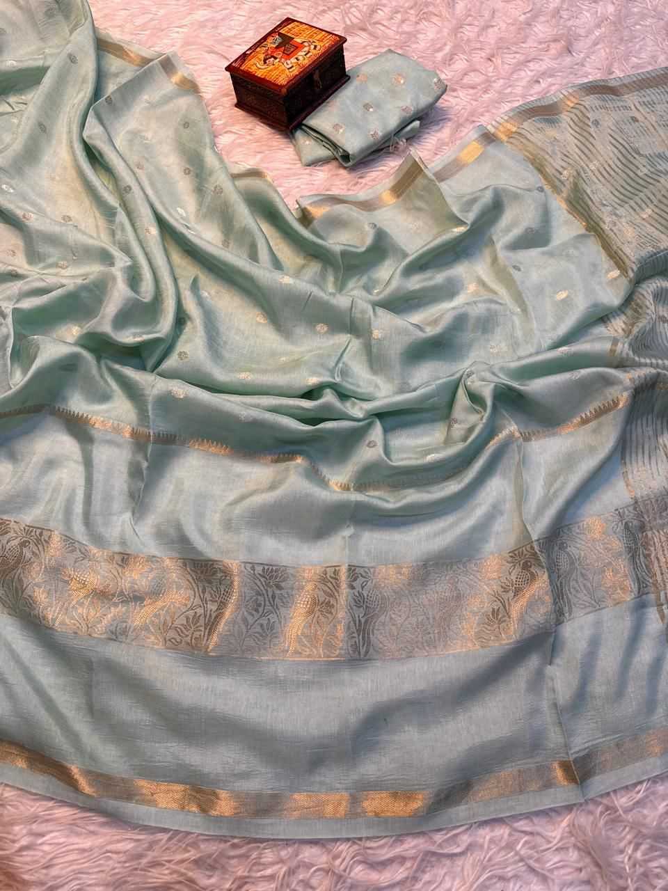 Russian Silk Designer Saree