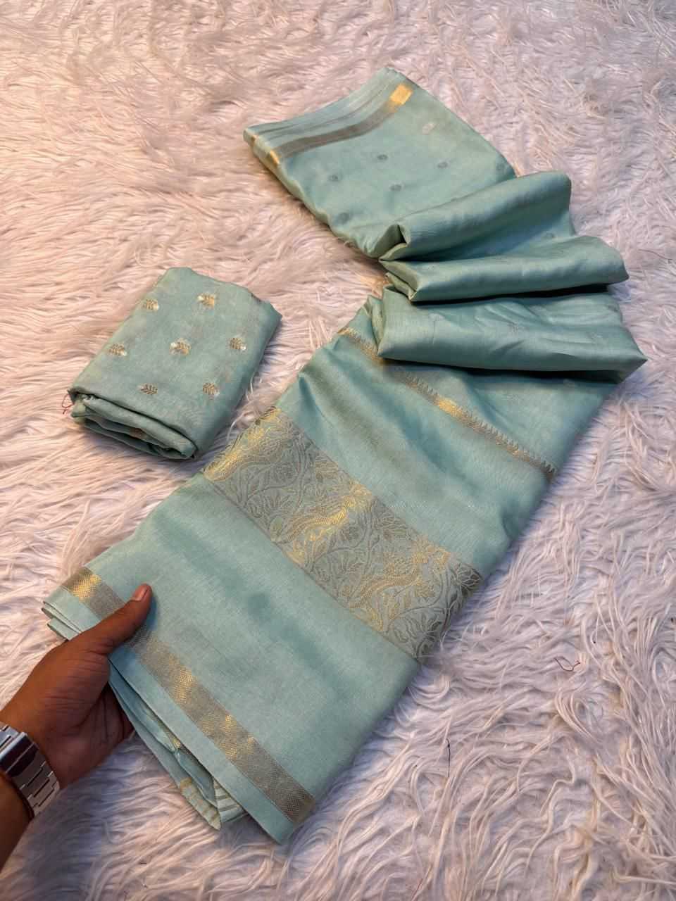 Russian Silk Designer Saree