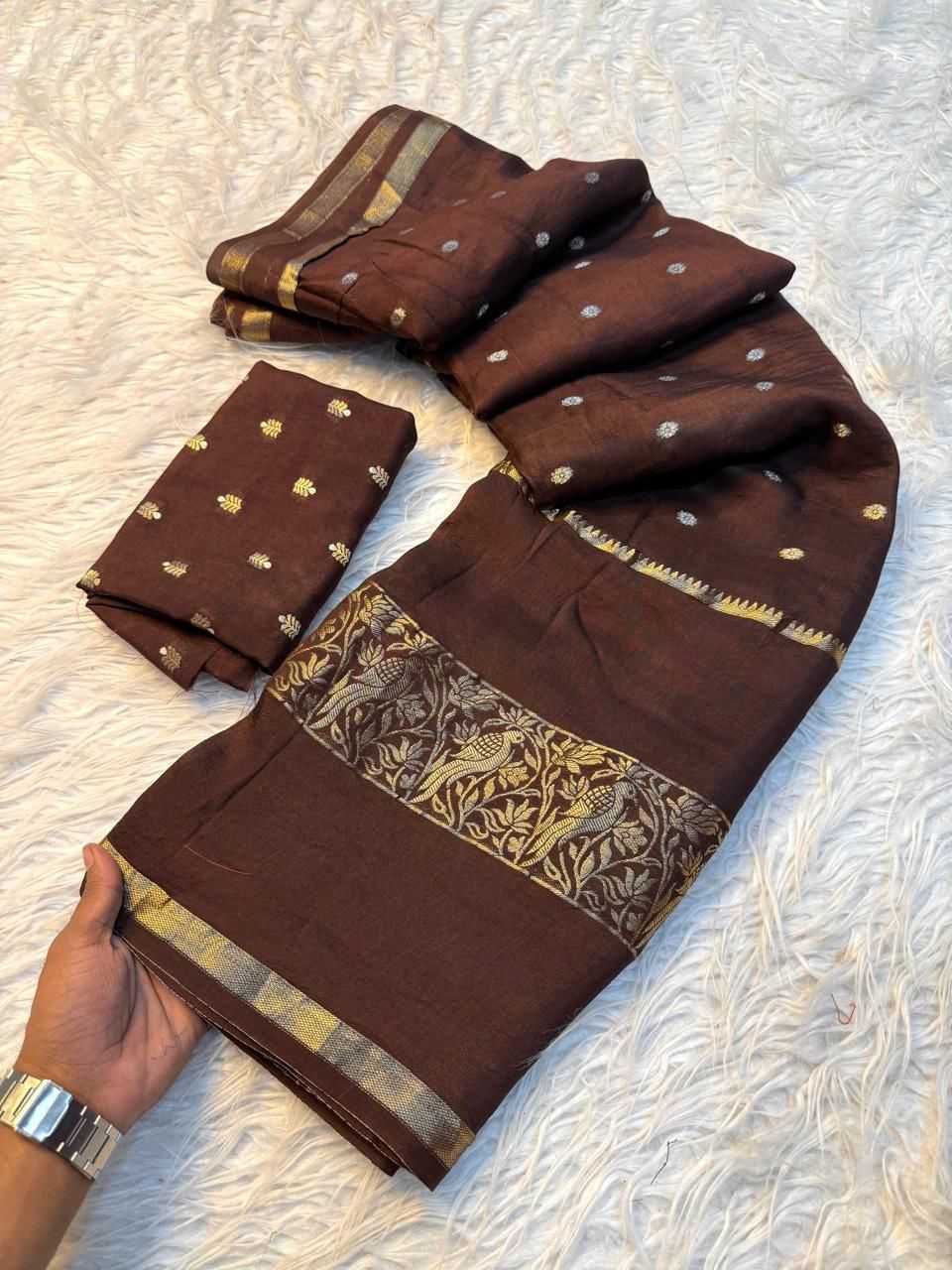 Russian Silk Designer Saree