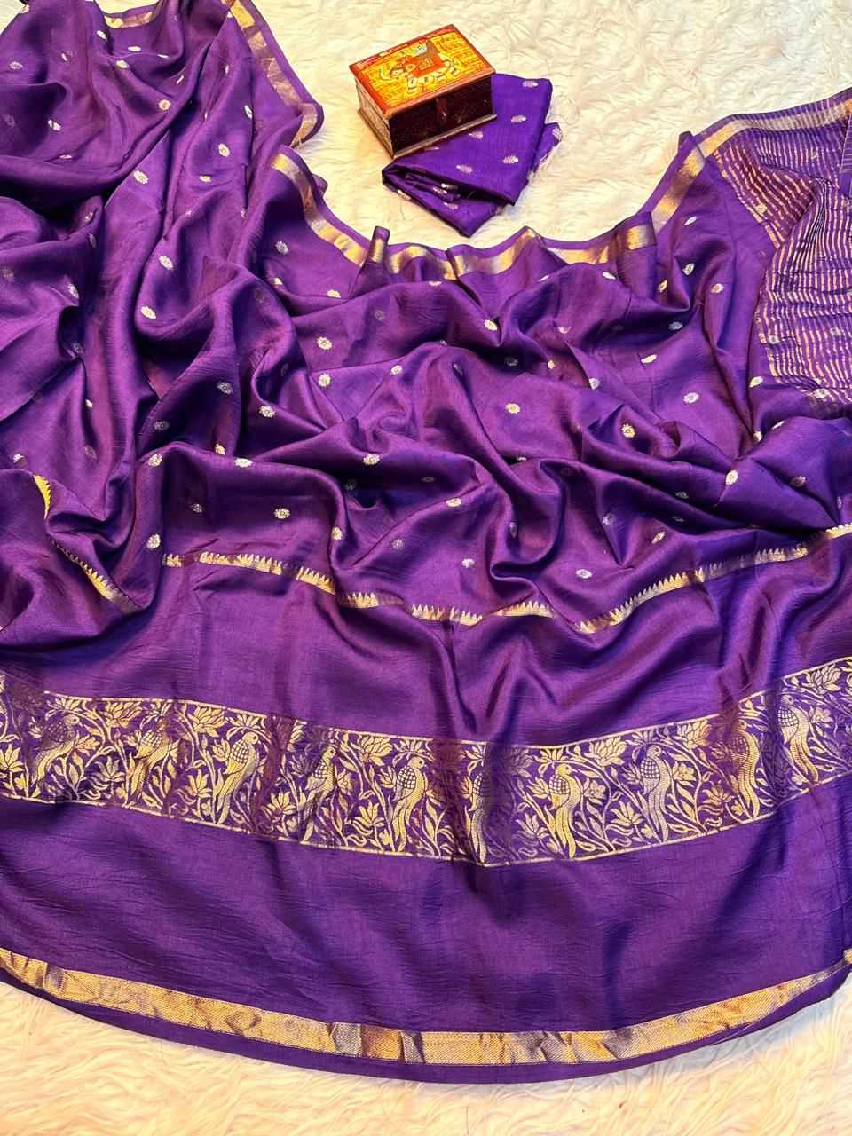 Russian Silk Designer Saree
