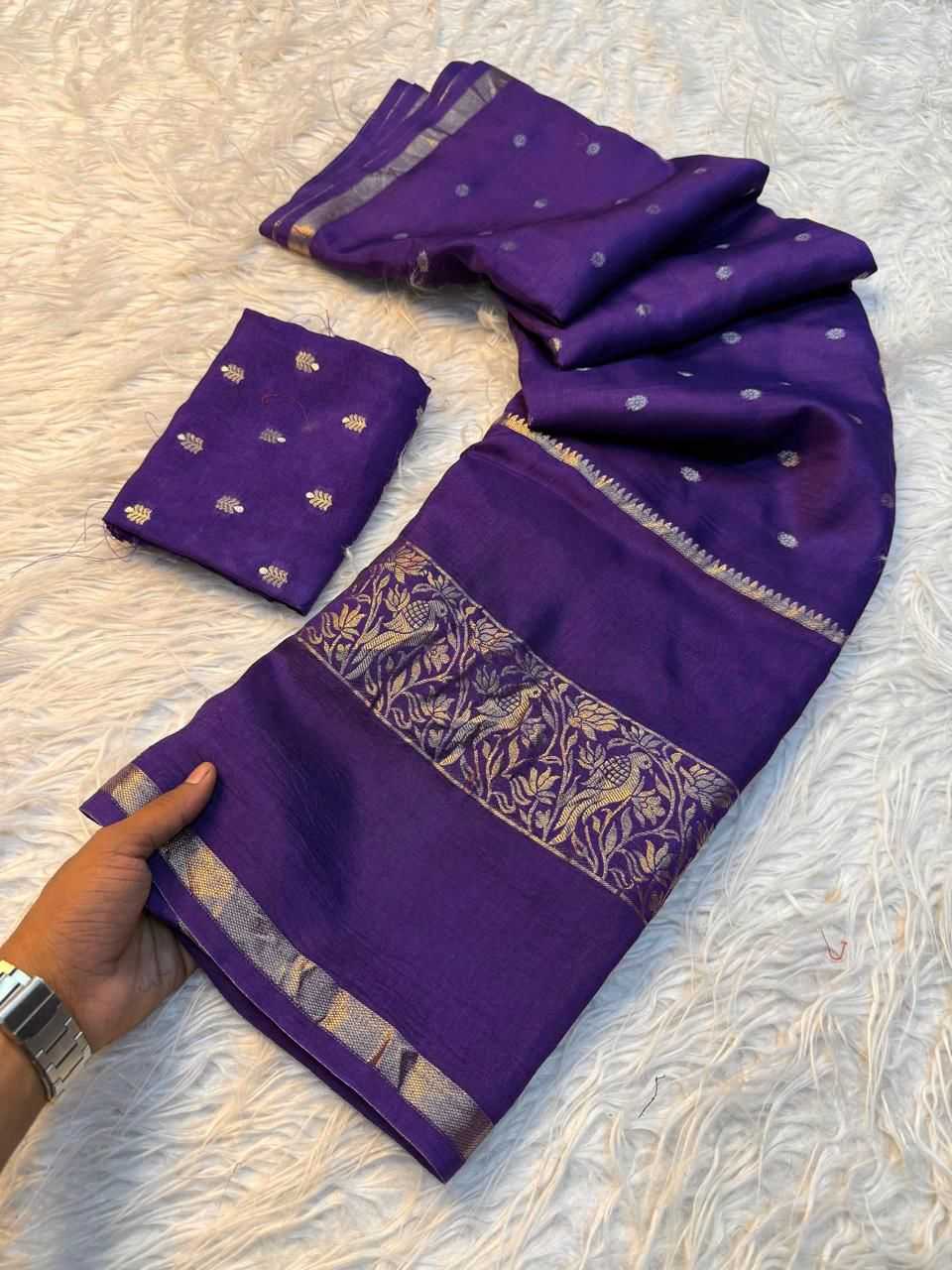 Russian Silk Designer Saree