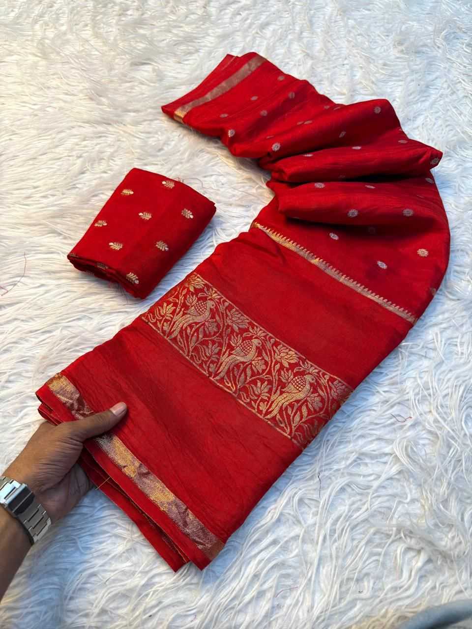 Russian Silk Designer Saree