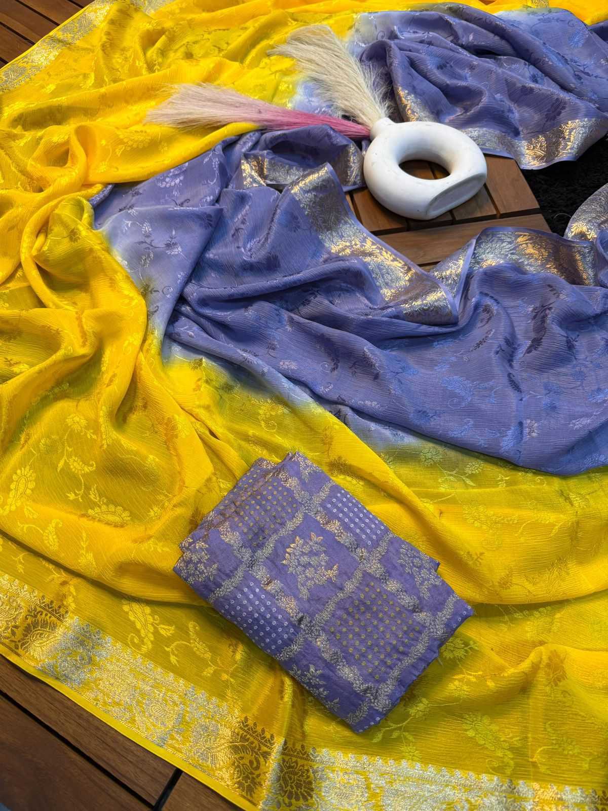 Pure Viscos Designer Saree