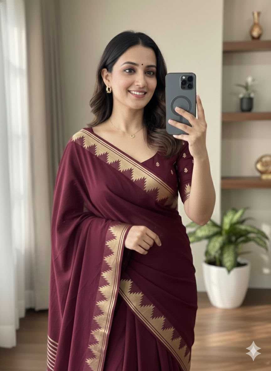Anugraha Tussar Silk Soft Saree