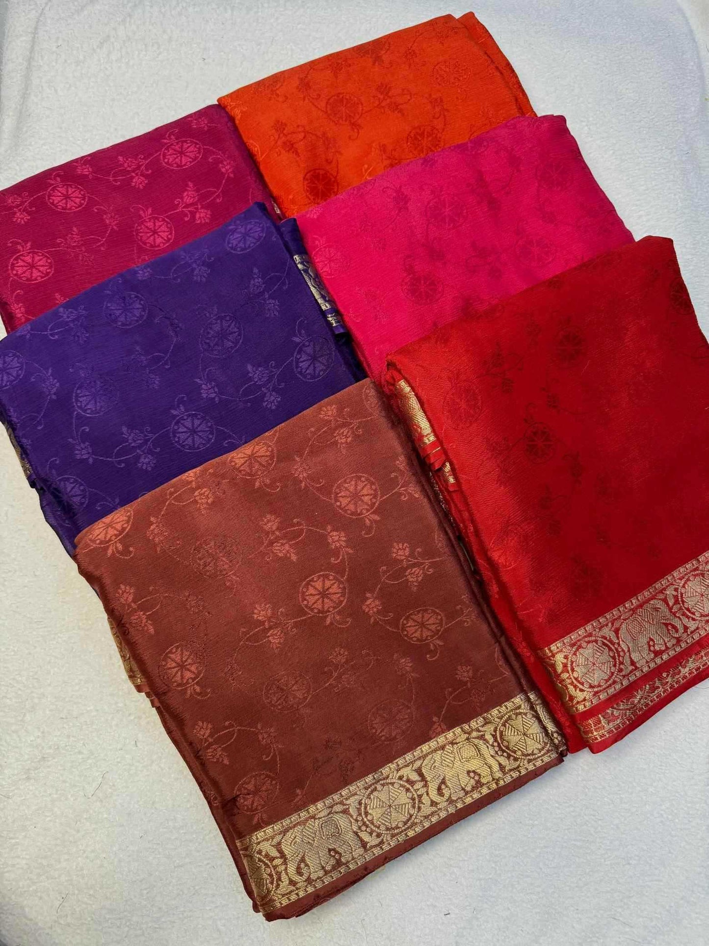 Viscose Zari Border Saree