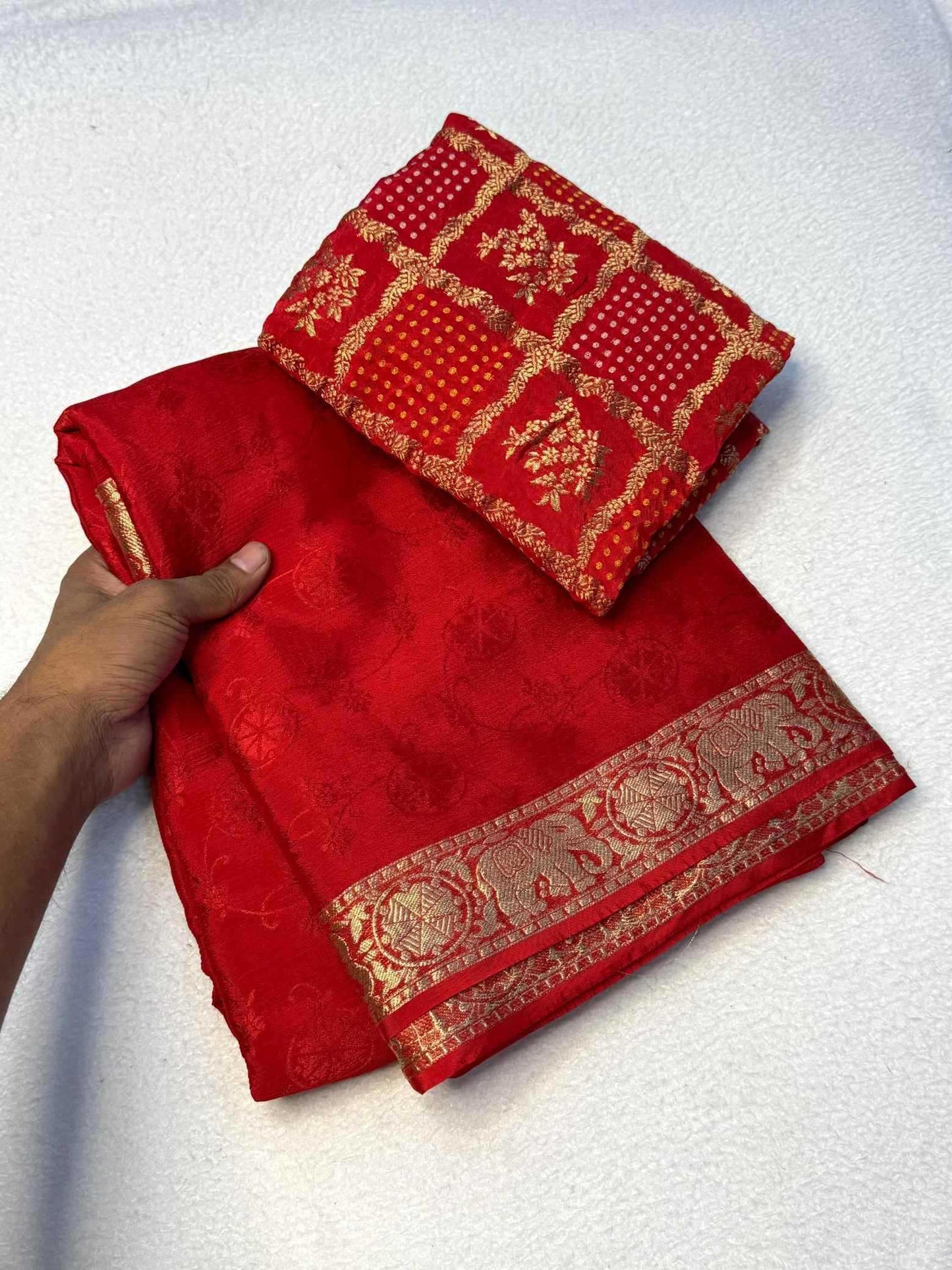 Viscose Zari Border Saree