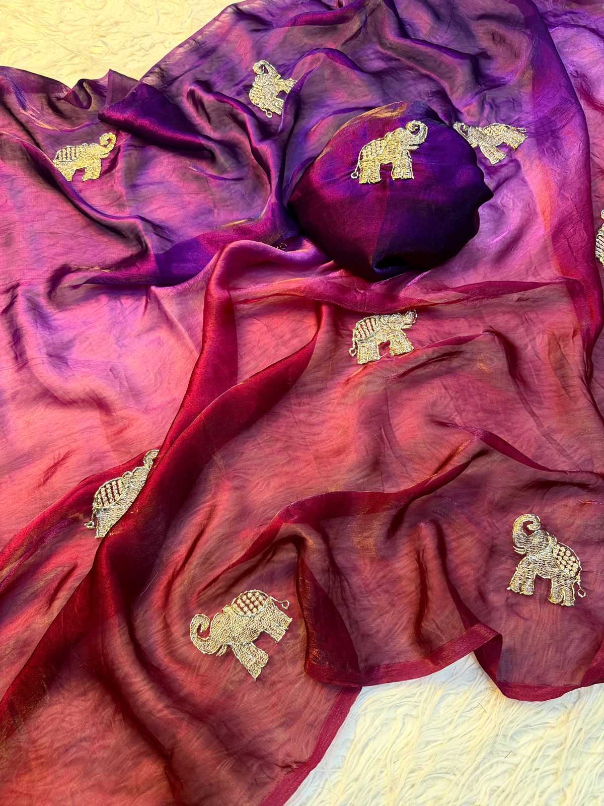 Space Silk Soft Saree